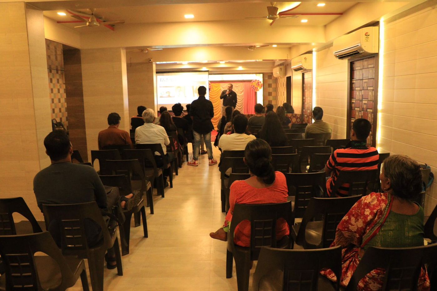 A full room at the awareness meet