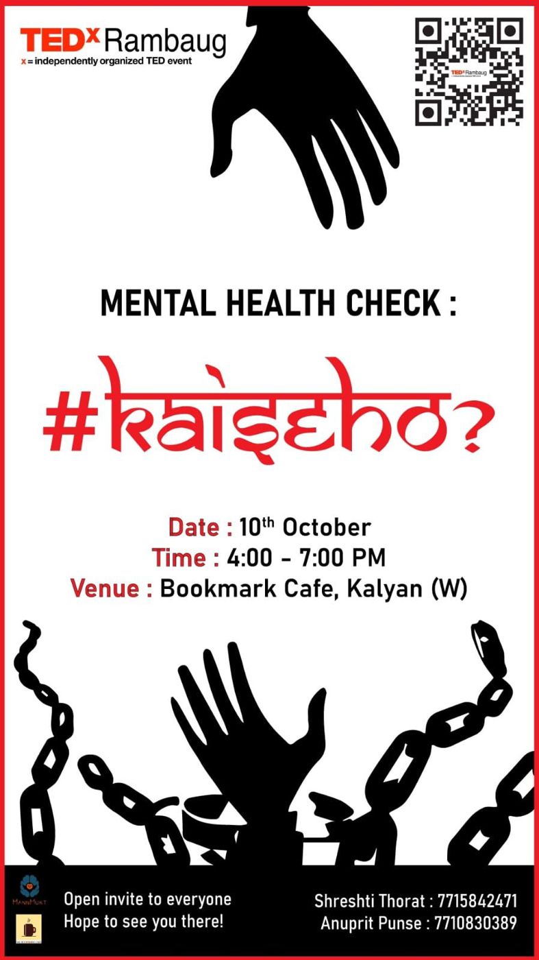Event poster: Mental Health Check #KaiseHo?